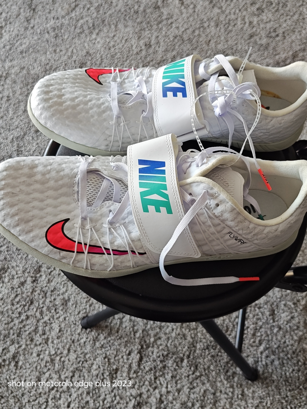 Nike TJ Triple Jump Cleats White Size 11 705394-101